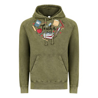 Vintage Olive teacher Vintage Hoodie - MaliasSmallBusiness