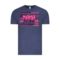 Vintage Denim mama its okay typography Vintage Tee - JahusDesignShop