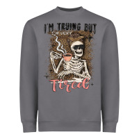 Storm im trying but tired Heavyweight Sweatshirt - MaliasSmallBusiness