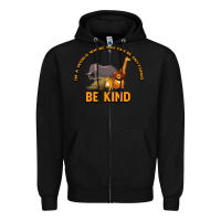 Black In a World Where You Can Be Anything Bee Kind Zipper Hoodie - Bettercallsaul