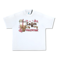 White coffee is my valentine Urban Heavy Tee - MaliasSmallBusiness