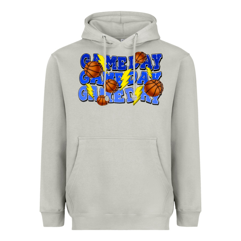 Game Day Game Day Game Day Lightning Bolt Heavyweight Hoodie by HowdyJamesFarm | Teevron