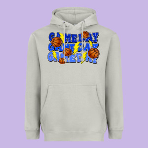 Game Day Game Day Game Day Lightning Bolt Heavyweight Hoodie Designed By Howdyjamesfarm