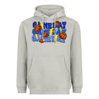 Moon Dust Game day game day game day lightning bolt Heavyweight Hoodie - HowdyJamesFarm