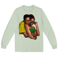 Matcha black couple Long Sleeve Tee - NancyCooperArtShop