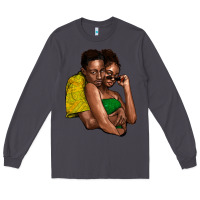 Smoke black couple Long Sleeve Tee - NancyCooperArtShop