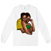 White black couple Long Sleeve Tee - NancyCooperArtShop