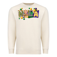 Sandshell nola cake mardi gras Premium Sweatshirt - CowGirlArtShop