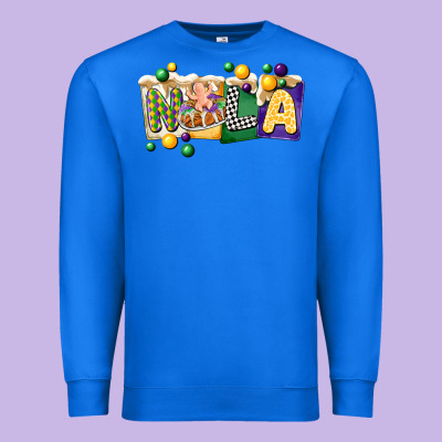 Nola Cake Mardi Gras Premium Sweatshirt Designed By Cowgirlartshop