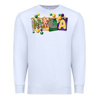 White nola cake mardi gras Premium Sweatshirt - CowGirlArtShop