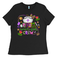Black picu mardi gras crew Ladies Tee - AdoDesignShop