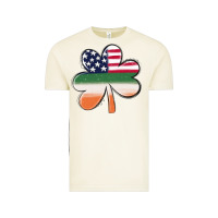 Vintage Arctic st patricks day shamrock american flag Vintage Tee - MaliasSmallBusiness