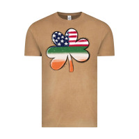 Vintage Camel st patricks day shamrock american flag Vintage Tee - MaliasSmallBusiness