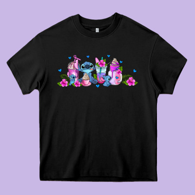 Stitch Coffee Cups Libbey Glass Heavy Core Tee Designed By Adodesignshop