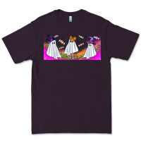 Plum cutes ghosts libbey glass Premium Tee - BundleAndBundleShop