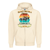 Sandshell Vintage 50th Birthday I'm Not Old I'm A Classic Born In 1970 Zipper Hoodie - Bettercallsaul