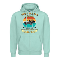 Seafoam Vintage 50th Birthday I'm Not Old I'm A Classic Born In 1970 Zipper Hoodie - Bettercallsaul