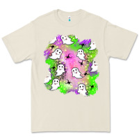 Bone ghost halloween patch Premium Tee - BundleAndBundleShop