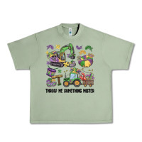 Oil Green throw me something mister Urban Heavy Tee - MaliasSmallBusiness