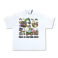 White throw me something mister Urban Heavy Tee - MaliasSmallBusiness
