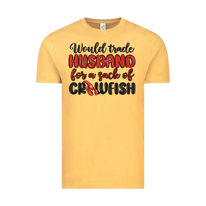 Would Trade Husband For A Sack Of Crawfish Vintage Tee by MaliasSmallBusiness | Teevron