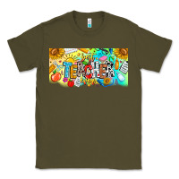 Army Green Best Teacher Ever Classic Tee - CowhideDigitalArt