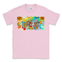 Bubblegum Pink Best Teacher Ever Classic Tee - CowhideDigitalArt