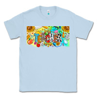 Dusty Blue Best Teacher Ever Classic Tee - CowhideDigitalArt