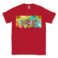 Red Best Teacher Ever Classic Tee - CowhideDigitalArt