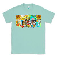 Seafoam Best Teacher Ever Classic Tee - CowhideDigitalArt