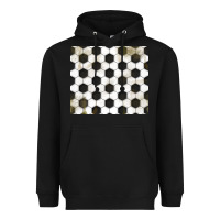 Black distressed soccer pattern Heavyweight Hoodie - TumblerDesignByShophia