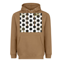 Distressed Soccer Pattern Heavyweight Hoodie | Teevron