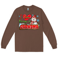 Chestnut i love being a grandma Long Sleeve Tee - MaliasSmallBusiness