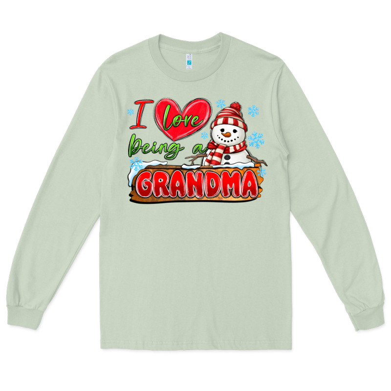 I Love Being A Grandma Long Sleeve Tee by MaliasSmallBusiness | Teevron