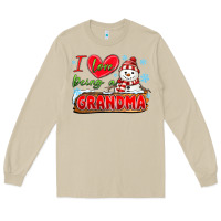 Mushroom i love being a grandma Long Sleeve Tee - MaliasSmallBusiness