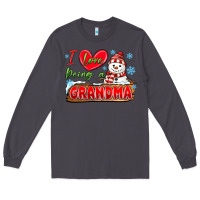 Smoke i love being a grandma Long Sleeve Tee - MaliasSmallBusiness