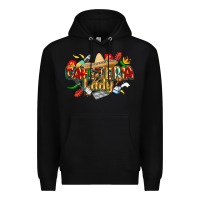 Black cinco de mayo cafeteria lady Premium Hoodie - CowGirlArtShop