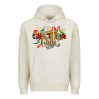 Oatmeal Heather cinco de mayo cafeteria lady Premium Hoodie - CowGirlArtShop