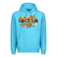 Ocean Blue cinco de mayo cafeteria lady Premium Hoodie - CowGirlArtShop