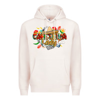 Pale Pink cinco de mayo cafeteria lady Premium Hoodie - CowGirlArtShop