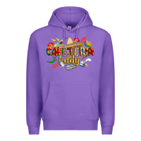 Purple cinco de mayo cafeteria lady Premium Hoodie - CowGirlArtShop