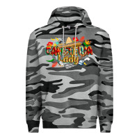 Slate Camo cinco de mayo cafeteria lady Premium Hoodie - CowGirlArtShop