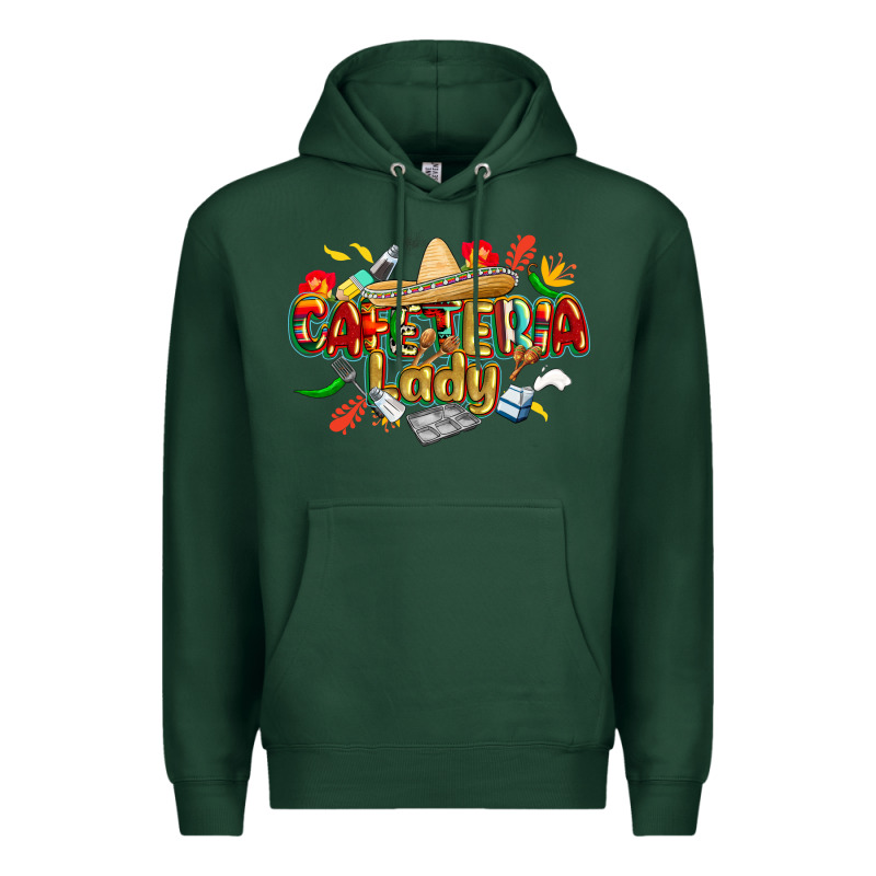 Cinco De Mayo Cafeteria Lady Premium Hoodie by CowGirlArtShop | Teevron