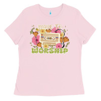 Bubblegum Pink made to worship Ladies Tee - JahusDesignShop
