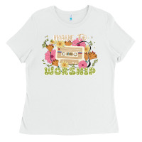 White made to worship Ladies Tee - JahusDesignShop