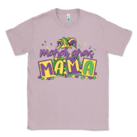 Lilac mardi gras mama Classic Tee - MaliasSmallBusiness