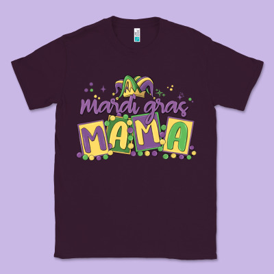 Mardi Gras Mama Classic Tee Designed By Maliassmallbusiness