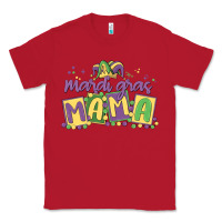 Red mardi gras mama Classic Tee - MaliasSmallBusiness
