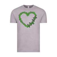 Vintage Zinc shamrock heart felling lucky Vintage Tee - MaliasSmallBusiness