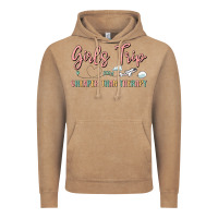 Vintage Coffee girls trip cheaper than therapy Vintage Hoodie - MaliasSmallBusiness